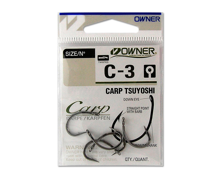 Гачки Owner C-3 Carp Tsuyoshi 53263 №2 купити в Києві та